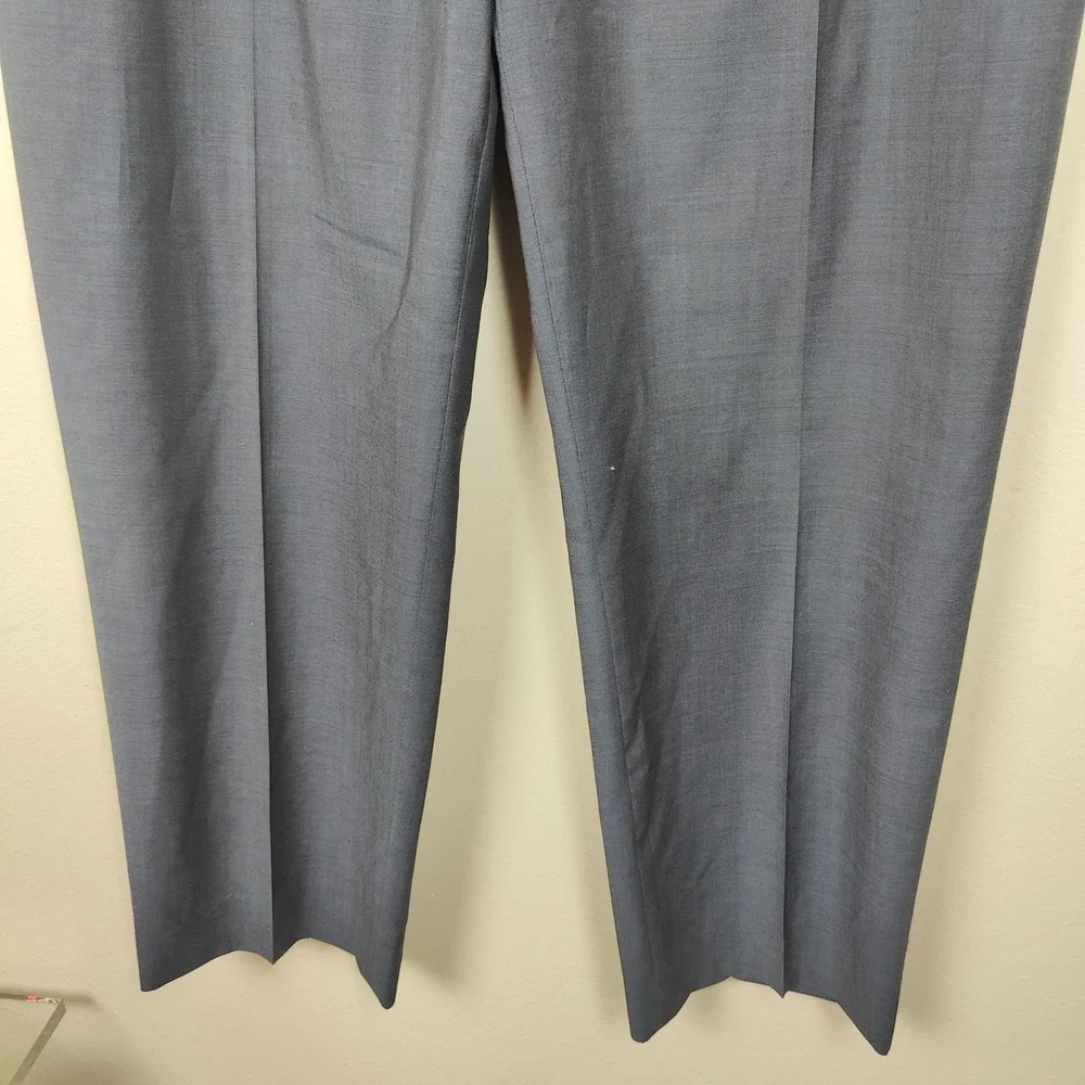 Dolce & Gabbana Dress Pants Mens 36‎ Blue Wool Blend Flat Front Career Casual